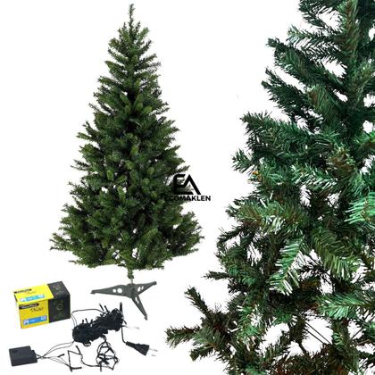 Árvore De Natal 200 Galhos 150cm Decoração Pisca Led - Rio de Ouro Imagem de Árvore De Natal 200 Galhos 150cm Decoração Pisca Led