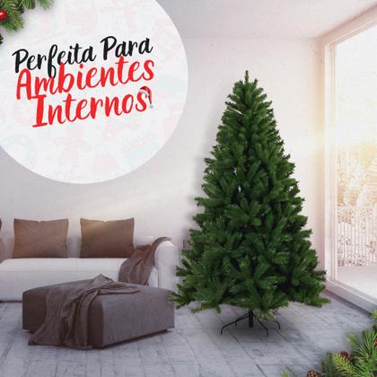 Imagem de Arvore De Natal Cheia Grande Luxuosa Pinheiro  1,8m