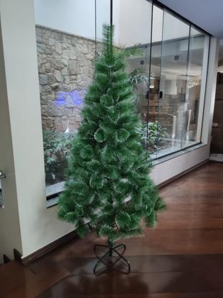 Imagem de Arvore De Natal Pinheiro Cactos Nevada 1,80 Luxo 240 Galhos