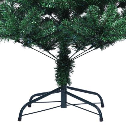 Imagem de Árvore de Natal vidaXL 180 cm em PVC verde com suporte de aço