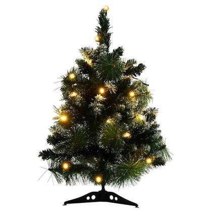 Imagem de Árvore de Natal vidaXL Artificial de 60 cm com suporte e luzes LED