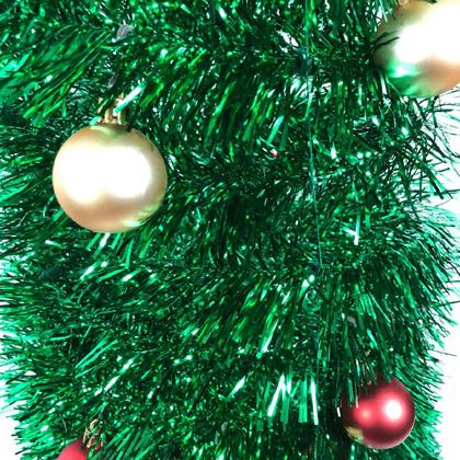 Imagem de Árvore Natal Dobrável Decoração Com Enfeite Bolinhas 1,20m