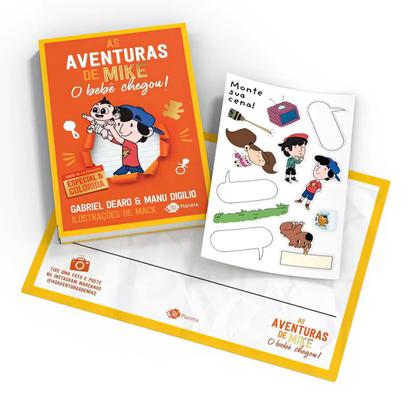 Imagem de As Aventuras de Mike 2: O Bebê Chegou!  Edição Comemorativa Ilustrações Coloridas Capa Dura - Outro Planeta