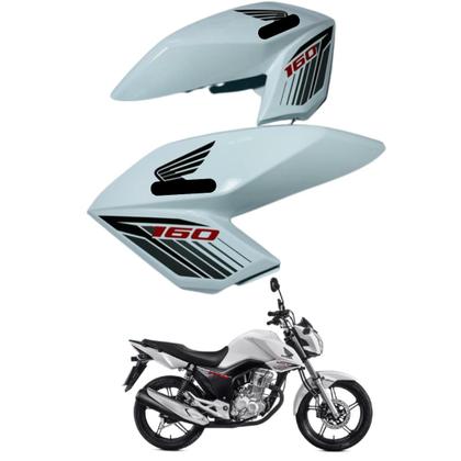 Asa (aba) Tanque Cg Fan 160 2016 até 2021 + Farol Completo Paralama Dianteiro - Sportive Imagem de Asa (aba) Tanque Cg Fan 160 2016 até 2021 + Farol Completo Paralama Dianteiro