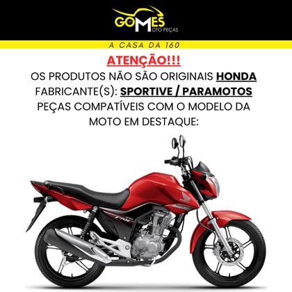 Imagem de Asa (Aba) Tanque Cg Fan 160 2016 até 2021 + Farol Completo Rabeta Traseira Paralama Dianteiro