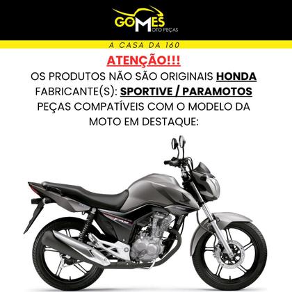 Imagem de Asa (Aba) Tanque Cg Fan 160 2016 até 2021 + Rabeta Tubarão Traseira 3 peças
