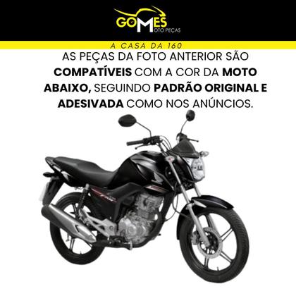 Asa (aba) Tanque Cg Fan 160 2016 até 2021 + Tampa Lateral Rabeta Traseira 3 peças - Sportive Imagem de Asa (aba) Tanque Cg Fan 160 2016 até 2021 + Tampa Lateral Rabeta Traseira 3 peças