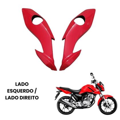Asa (Aba) Tanque Cg Fan 160 2022 / 2024 + Farol Completo Com Aranha do Painel - Sportive Imagem de Asa (Aba) Tanque Cg Fan 160 2022 / 2024 + Farol Completo Com Aranha do Painel