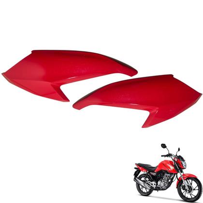 Imagem de Asa (Aba) Tanque Cg Fan 160 2022 / 2024 + Rabeta Traseira 3 peças