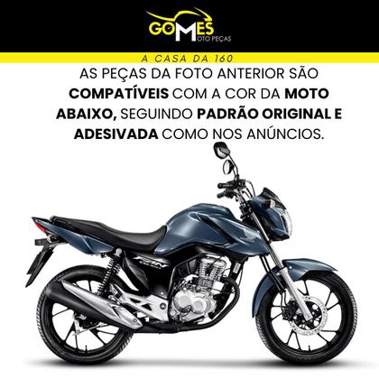 Imagem de Asa (aba) Tanque Cg Fan 160 2022 / 2024 + Tampa Lateral Farol Completo Paralama Dianteiro