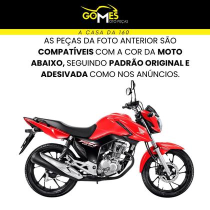 Asa (Aba) Tanque Cg Fan 160 2022 / 2024 + Tampa Lateral Farol Completo Rabeta Traseira - SPORTIVE / PARAMOTOS Imagem de Asa (Aba) Tanque Cg Fan 160 2022 / 2024 + Tampa Lateral Farol Completo Rabeta Traseira