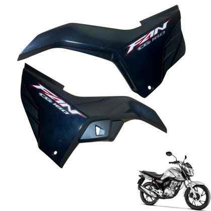 Imagem de Asa (aba) Tanque Cg Fan 160 2022 / 2024 + Tampa Lateral Paralama Dianteiro