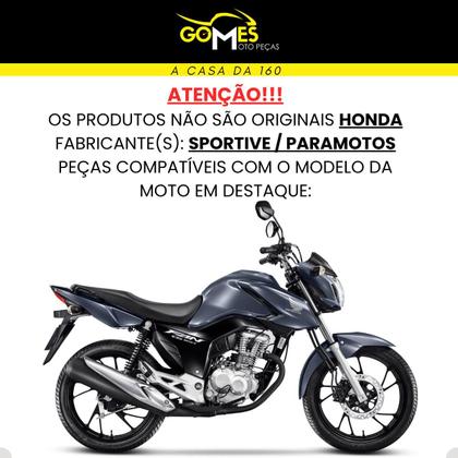 Imagem de Asa (aba) Tanque Cg Fan 160 2022 / 2024 + Tampa Lateral Rabeta Traseira Paralama Dianteiro