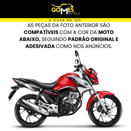Asa (Aba) Tanque Cg Tiitan 160 Modelo 2022 / 2024 + Tampa Lateral Rabeta Traseira 3 Peças - Sportive Imagem de Asa (Aba) Tanque Cg Tiitan 160 Modelo 2022 / 2024 + Tampa Lateral Rabeta Traseira 3 Peças