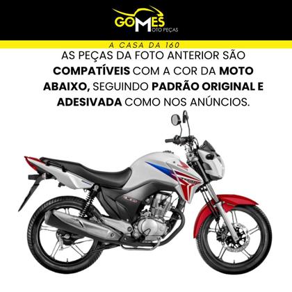 Imagem de Asa (aba) Tanque Cg Titan 150 Modelo 2014 / 2015 + Farol Completo Com Aranha Do Painel