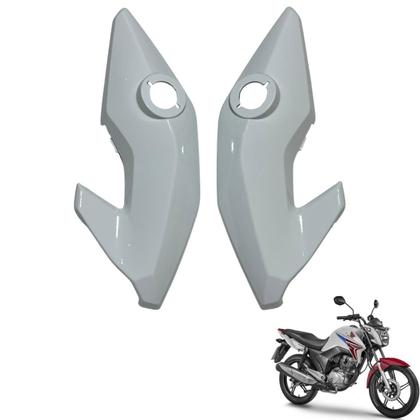 Imagem de Asa (aba) Tanque Cg Titan 150 Modelo 2014 / 2015 + Farol Completo Com Aranha Paralama Dianteiro Rabeta Traseira 3 Peças