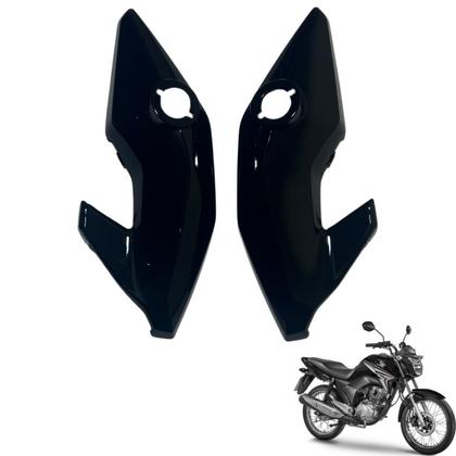 Imagem de Asa (aba) Tanque Cg Titan 150 Modelo 2014 / 2015 + Farol Completo Com Aranha Paralama Dianteiro Rabeta Traseira 3 Peças