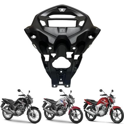 Imagem de Asa (aba) Tanque Cg Titan 150 Modelo 2014 / 2015 + Farol Completo Com Aranha Paralama Dianteiro Rabeta Traseira 3 Peças