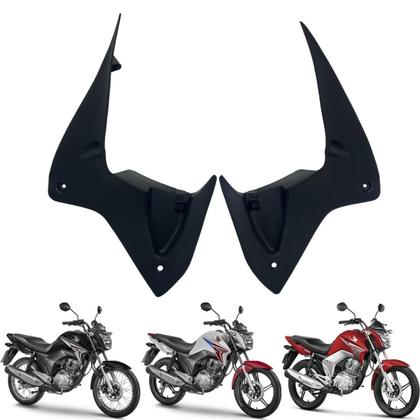 Imagem de Asa (Aba) Tanque Cg Titan 150 Modelo 2014 / 2015 + Rabeta Tubarão Traseira 3 Peças