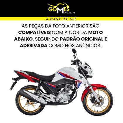 Asa (Aba) Tanque Cg Titan 160 2016 até 2021 + Rabeta Tubarão Traseira 3 peças - SPORTIVE / PARAMOTOS Imagem de Asa (Aba) Tanque Cg Titan 160 2016 até 2021 + Rabeta Tubarão Traseira 3 peças