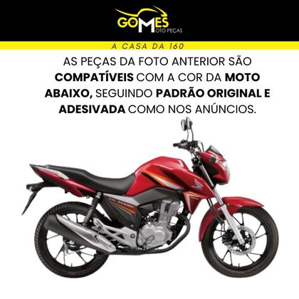 Asa (aba) Tanque Cg Titan 160 2016 até 2021 + Tampa lateral Rabeta 3 peças Paralama Dianteiro - Sportive Imagem de Asa (aba) Tanque Cg Titan 160 2016 até 2021 + Tampa lateral Rabeta 3 peças Paralama Dianteiro