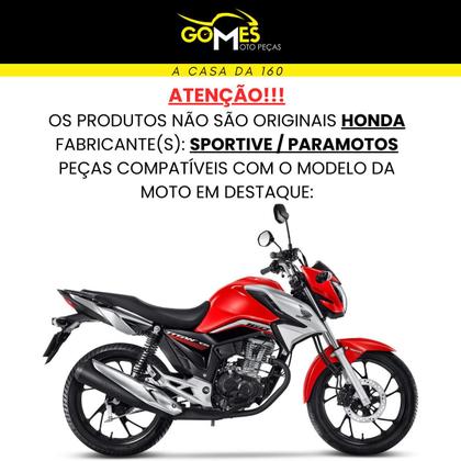 Imagem de Asa (Aba) Tanque Cg Titan 160 Modelo 2022 / 2024 + Farol Completo Rabeta Traseira 3 Peças Paralama Dianteiro