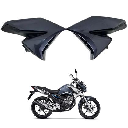 Asa Aba Tanque Lateral Honda Cg Titan 160 Aleta Cinza Embare 2022 2023 - Paramotos Imagem de Asa Aba Tanque Lateral Honda Cg Titan 160 Aleta Cinza Embare 2022 2023