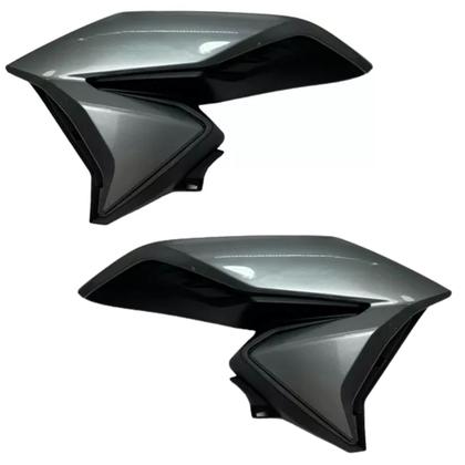 Asa Tanque Aba Aleta Lateral Honda Cg Titan 160 Prata Ibiuna 2022 2023 2024 - Paramotos Imagem de Asa Tanque Aba Aleta Lateral Honda Cg Titan 160 Prata Ibiuna 2022 2023 2024