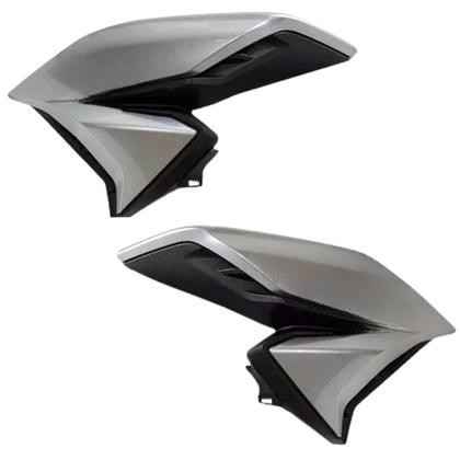 Asa Tanque Aba Lateral Aleta Honda CG Titan 160 Prata Iron Nail 2022 2023 2024 - Paramotos Imagem de Asa Tanque Aba Lateral Aleta Honda CG Titan 160 Prata Iron Nail 2022 2023 2024