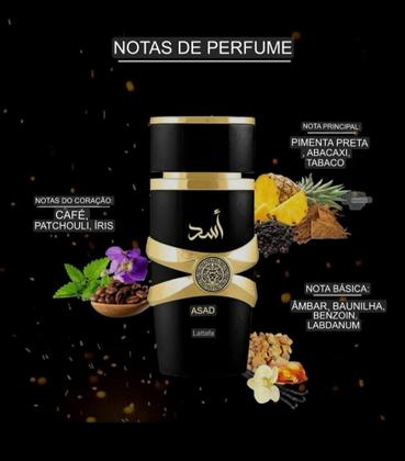 Imagem de Asad Lattafa Eau De Parfum Masculino 100ml