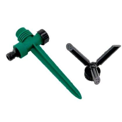 Imagem de Aspersor De Irrigação Giratório 3 Jatos de Plástico p/ Jardim