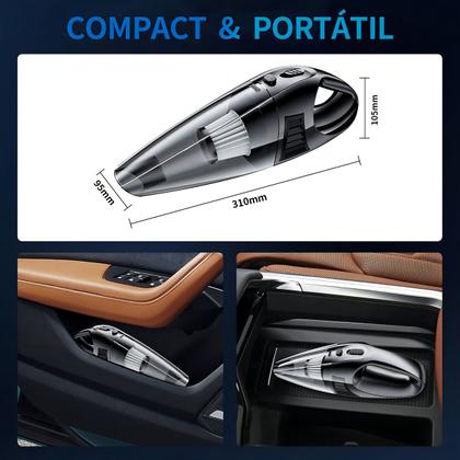 Imagem de Aspirador De Carros 120w Sem Fio Portátil Para Home Office 6000kpa Para Casa E Carro