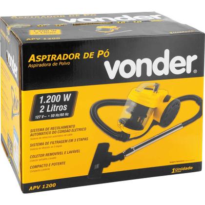 Imagem de Aspirador De Pó 1.200 W 127 V~ Apv 1200 Vonder
