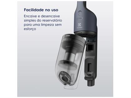 Imagem de Aspirador de Pó 2 em 1 Electrolux sem Fio a Bateria com Filtro HEPA 90W Efficient ERG019