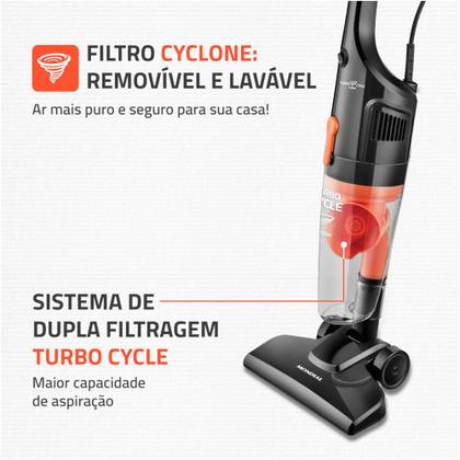 Imagem de Aspirador de pó 2 em 1 portátil e vertical 1.100 watts Turbo Cycle - AP-35 - Mondial