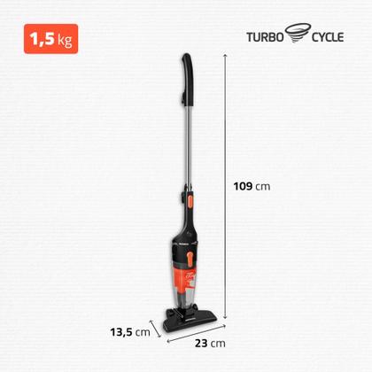 Aspirador de pó 2 em 1 portátil e vertical 1.100 watts Turbo Cycle - AP-35 - Mondial Imagem de Aspirador de pó 2 em 1 portátil e vertical 1.100 watts Turbo Cycle - AP-35 - Mondial