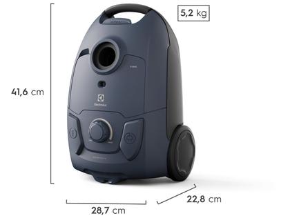 Imagem de Aspirador de Pó com Saco Electrolux 1800W Compacto Experience Filtro HEPA Azul (EQP40)