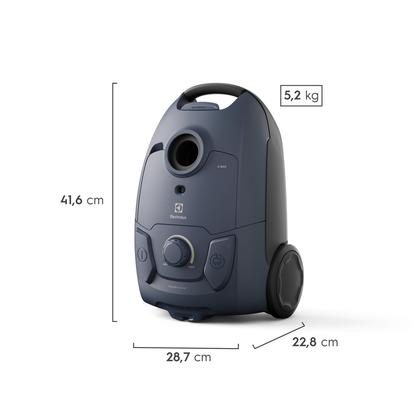 Imagem de Aspirador de Pó com Saco Electrolux 1800W Compacto Experience Filtro HEPA Azul (EQP40)