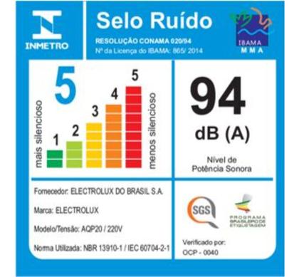 Imagem de Aspirador de Pó e Água Acqua Power Electrolux 1400W 18L total 11L útil Função Sopro com Conjunto de Acessórios e Rodas 360 AQP20