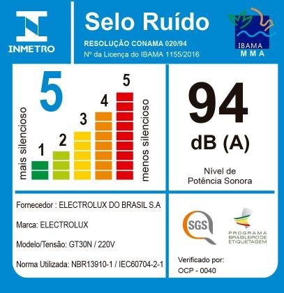 Imagem de Aspirador de Pó e Água Electrolux 1300W 20L Profissional com Função Sopro Amarelo (GT30N)