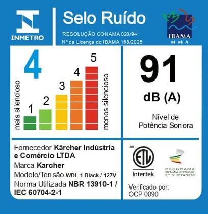 Imagem de Aspirador de Pó e Água Kärcher WDL 1 BLACK