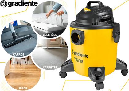 Imagem de Aspirador De Pó E Água Multiuso Com Soprador 20l 1200w Turbo Vac Pgap200 Gradiente