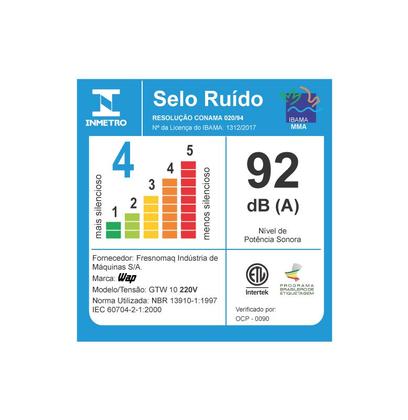 Imagem de Aspirador De Pó E Água Wap Gtw 10 10L Amarelo E Preto 110V