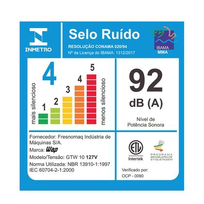 Imagem de Aspirador De Pó E Água Wap Gtw 10 10L Amarelo E Preto 110V