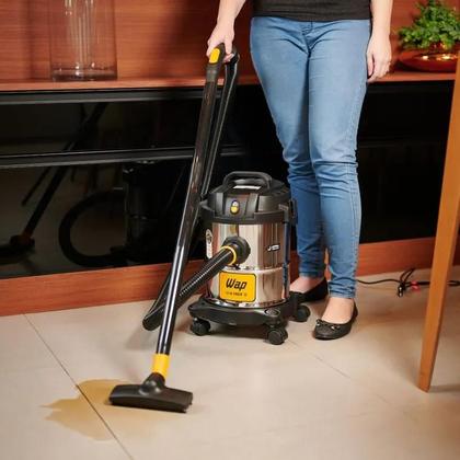 Imagem de Aspirador de Pó e Água WAP GTW INOX 12 com Porta Acessórios 1400W e Bocal de Sopro