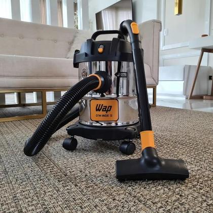 Imagem de Aspirador de Pó e Água WAP GTW INOX 12 com Porta Acessórios 1400W e Bocal de Sopro