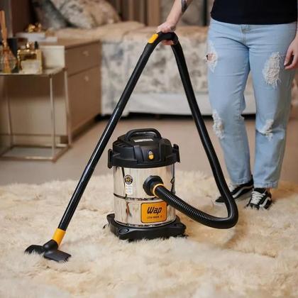 Imagem de Aspirador de Pó e Água WAP GTW INOX 12 com Porta Acessórios 1400W e Bocal de Sopro