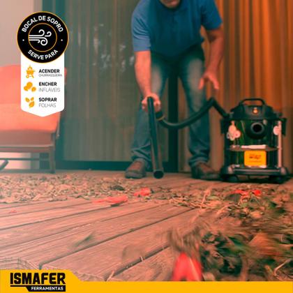 Imagem de Aspirador de Pó e Água WAP GTW Inox 20 20L 1600W 60Hz 127V