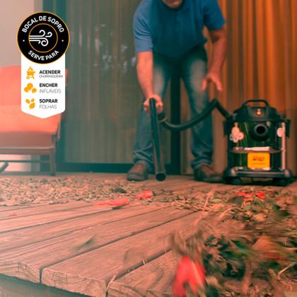 Imagem de Aspirador de Pó e Água WAP GTW Inox 20 20L 1600W 60Hz 220V