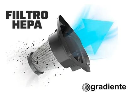Imagem de Aspirador De Pó Elétrico Gradiente Vertical 2 Em 1 1200w Cor Preto